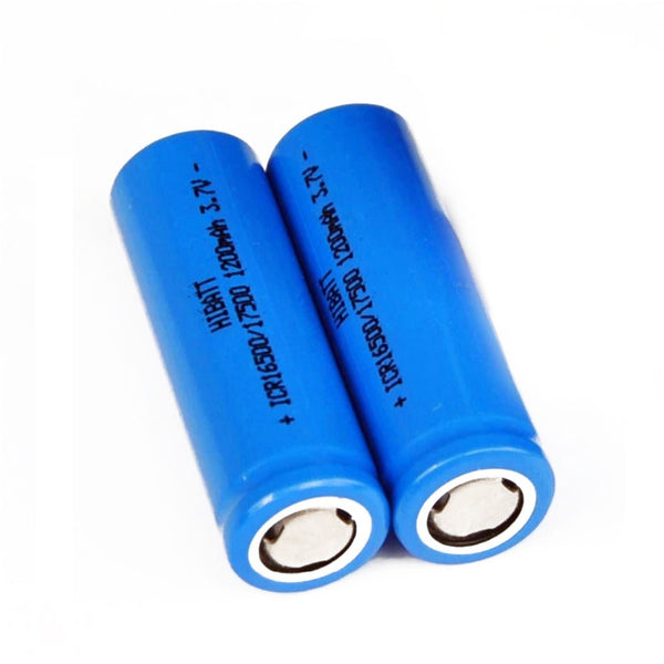 2PCS 1200mAh 3.7V 16500 Li Ion Batteria 17500 Li Ion Per Torcia Elettr –  batteryzone-IT