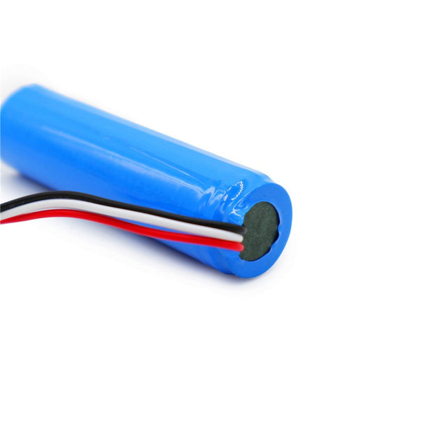 Batteria al litio ricaricabile 18650 3,7v 2200mah con connettore