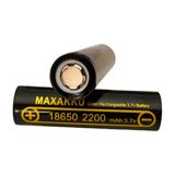 4pz 3.7 V 2200 mAh 18650 Ricaricabile Batteria Al Litio per Radio Torcia Elettrica