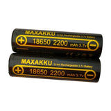 4pz 3.7 V 2200 mAh 18650 Ricaricabile Batteria Al Litio per Radio Torcia Elettrica