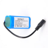 KEEPBATT 7.4V 6000mAh 18650 Batteria Ricaricabile al litio pacchetti