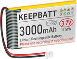 Batteria LiPo 103665 da 3,7 V 3000 mAh, ricaricabile 1S 3C con PCB per scheda di sviluppo Arduino ESP32