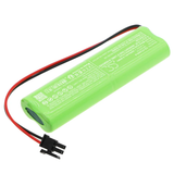 4,8V 2000mAh Batteria di sostituzione per luci di emergenza Inotec 890021 di alta qualità con tecnologia Ni - MH