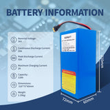 KEEPBATT Batteria al litio 36V 12Ah 10S4P: ad Alto Rendimento, con Carica Rapida, Sicura ed Ecoiniziale per gli E - scooter