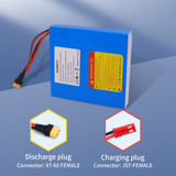 KEEPBATT 36V 5Ah Batteria di Ricambio per Skateboard Elettrico Meepo AWD Pro