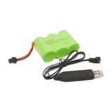 KEEPBATT 3.6V 3500mAh SC NiMH Batteria ricaricabile con caricatore USB