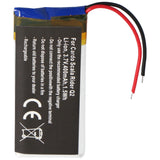 3,7V 400mAh Batteria AccuCell LiPo per Cardo Scala Rider Q2 / Q2 Pro sostituisce BAT00008