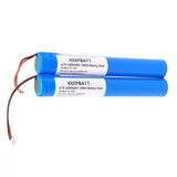 2pcs KEEPBATT 18650 Batteria al litio cilindrica ricaricabile 3.7V 4400mah