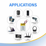 KEEPBATT LP102030 Batteria LiPo 3,7 V 500 mAh Batteria ai polimeri di litio ricaricabile