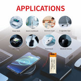 KB-LP 701456 Batteria ai polimeri di litio ricaricabile Lipo da 3,7 V e 450 mAh per e-reader