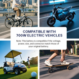 36V 7.8Ah 10S3P 18650 batteria bicicletta veicolo elettrico con caricatore