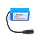 KEEPBATT 7.4V 6000mAh 18650 Batteria Ricaricabile al litio pacchetti