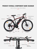 SAMEBIKE bici da corsa elettrica