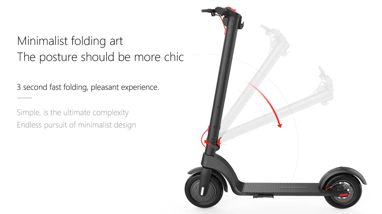 Scooter elettrico X7 10 pollici 36V 5AH 350W – batteryzone-IT