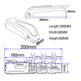 Batteria 36V 13Ah Batteria Ebike S039 agli ioni di litio con BMS USB per motore batteria di emergenza motore