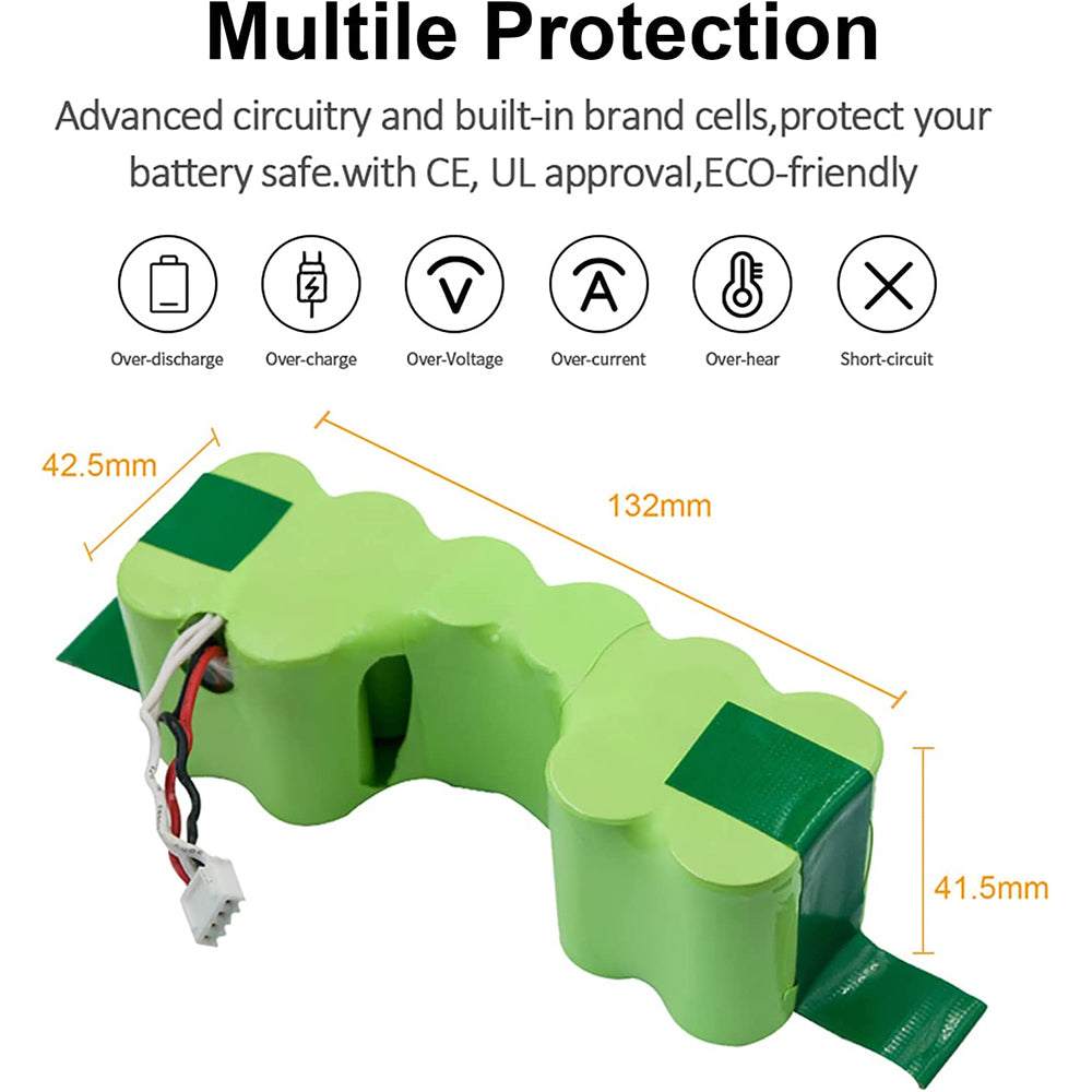 Batteria di ricambio 14,4 V 4,5 Ah compatibile con batteria Roomba R3 –  batteryzone-IT