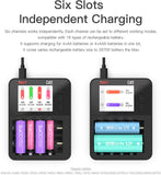 Caricabatterie ISDT C4 EVO per batterie ricaricabili AA/AAA NiMH Li-Ion e LiFePO4