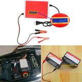 Caricabatteria per auto da moto 12V 12V 6A ricarica rapida intelligente 20-80AH