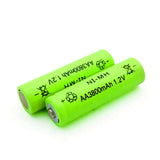 Batteria ricaricabile neutra Ni-MH da 2 pezzi 1.2V 3800mAh AA