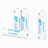 4 pezzi 3000mAh 3.7V 18650 batteria al litio ricaricabile