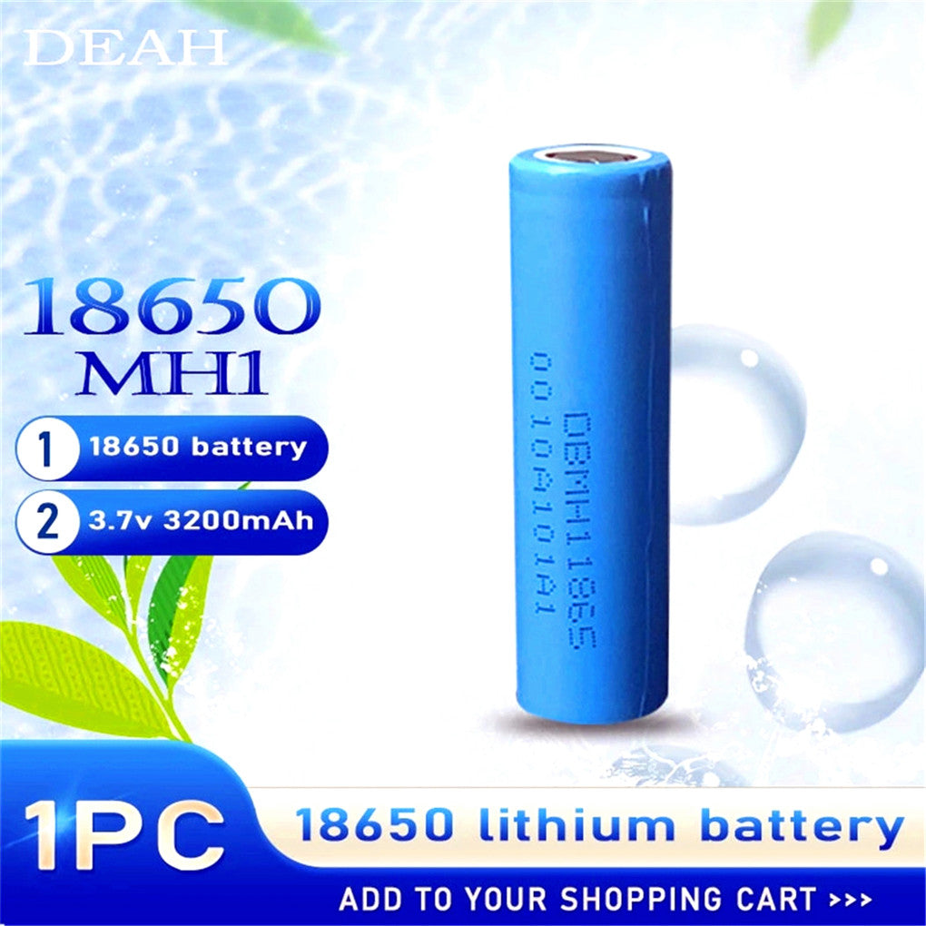 Batteria al litio da 3,7 V 18650 Batteria ricaricabile da 5200 mAh per –  batteryzone-IT