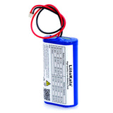 18650 Batteria al litio 3,7V 5200mAh Altoparlante Bluetooth con luce LED da pesca