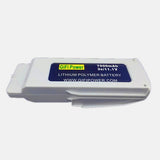 Batteria ricaricabile 11.1V 7500mAh 3S ai polimeri di litio RC per quadricottero Blade Chroma RC