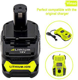 Ryobi P108 RB18L50 RB18L40 RB18L25 RB18 2 batterie P108 Batteria tampone al litio 18V 6Ah