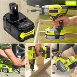 Ryobi P108 RB18L50 RB18L40 RB18L25 RB18 2 batterie P108 Batteria tampone al litio 18V 6Ah
