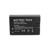 Batteria da 6040 mAh 3,65 V, adatta per campanello videocitofono a cambio rapido Ring RV4 2