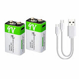 2 batterie ricaricabili agli ioni di litio USB-D, 1,5 V, 12000 mWh, batterie ricaricabili di tipo D, ricarica rapida di 4 ore, più stabile