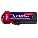 Batteria RC 7.4V 5200mAh 2S 40C LiPo con connettore Deans T per modellismo RC auto, barca, batteria per camion