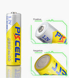 4 pacchi di batterie AA Batterie ricaricabili Ni-MH da 2600mAh 1.2V Batterie 2A per i giocattoli della fotocamera torcia