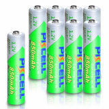 20 batterie AAA 850mAh 1.2V NI MH AAA Batteria ricaricabile 3A a bassa autoscarica Portabatteria AA / AAA