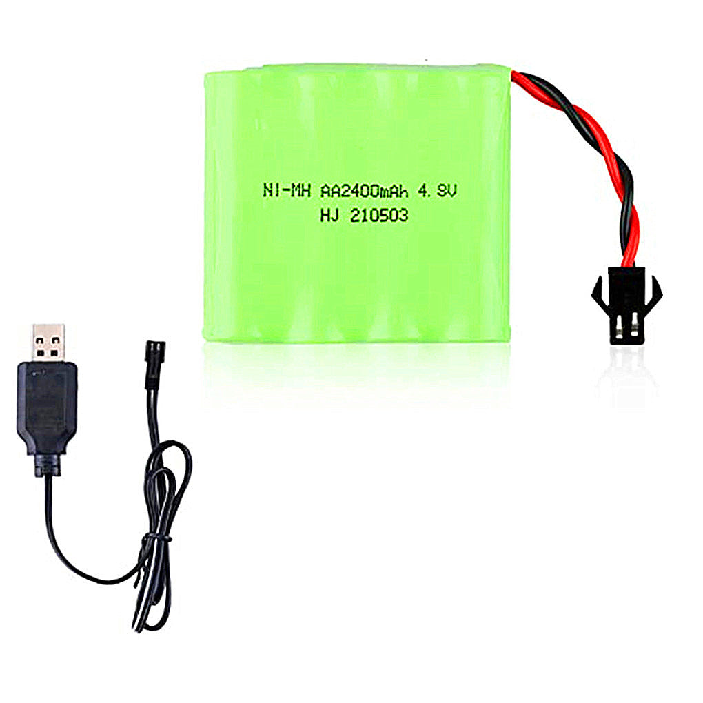 Batteria Ni-MH 7.2V 2400mAh + USB per RC - SM-2P Batteria Ni-MH 7.2V 2400mAh + USB per RC - SM-2P