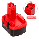 Batteria per elettroutensili da 3600mAh Ni-Mh per batteria Bosch 14,4 V bat040 bat041 gsr 14,4 VE-2
