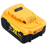 Sostituzione dell'utensile elettrico a batteria 20V 6000Ah per batteria DeWalt dcb184 dcb200 20V 6Ah