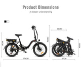 SAMEBIKE Motocicletta JG20 36V 10Ah 350w