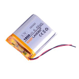 3,7 V Batteria Ai Polimeri Di Litio 103443 1800 MAH Dispositivo Di Navigazione GPS Radio DVR Auto TD-V26 JH-MD07D