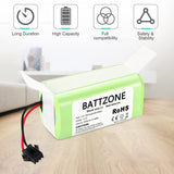 14.4V 2600mAh Li-Ion Batteria Per Tesvor Tesworth X500