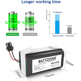 14.4V 2600mAh Li-Ion Batteria Per Shark Shark ION Robot RV700, RV720, RV750, RV755
