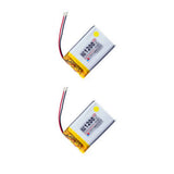 Batteria Al Litio Ai Polimeri Ad Alta Temperatura 2x3,7V 1200mAh 2,54 Plug 523450 Heater