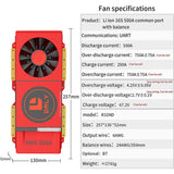 Daly Smart BMS Lifepo4 Li-ion 16S 48V 60v 500A Con Fan Bluetooth 52 130 257