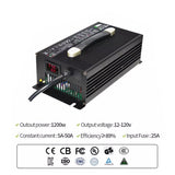 1200W 16s 48v 58.4v 20A Lifepo4 Caricabatteria Per Lifepo4 Batteria