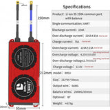 Daly Smart Bms Lion 3S 12V 150A Bluetooth BMS Scheda Protezione Batteria Al Litio 2090212