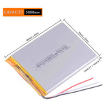 3,7 V 5000 MAh Batteria Agli Ioni Di Litio Tablet PC 7 Pollici MP3 MP4407095 Sostituzione 3570953 Linea